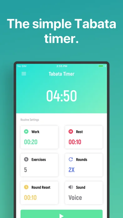 Tabata Timer □ screenshot 1