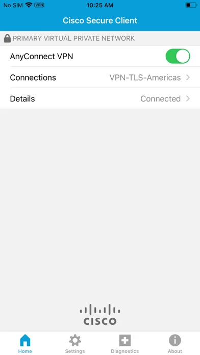 Cisco Secure Client screenshot 1