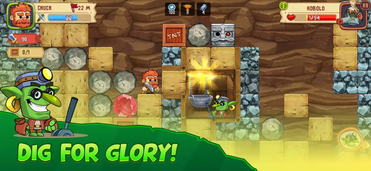 Dig Out! Mine Adventure screenshot 1