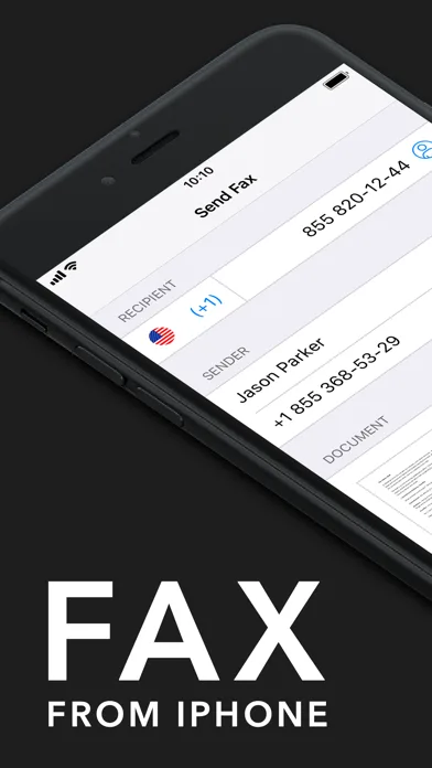 FAX from iPhone & iPad App screenshot 1