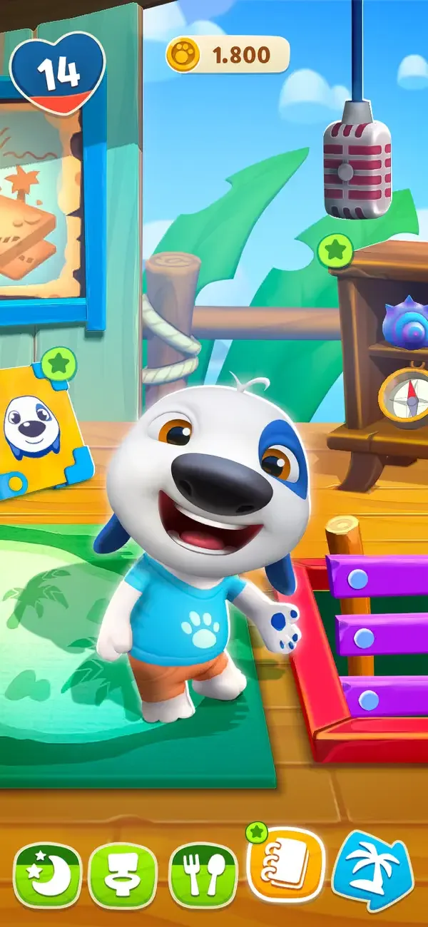 My Talking Hank: Islands screenshot 1