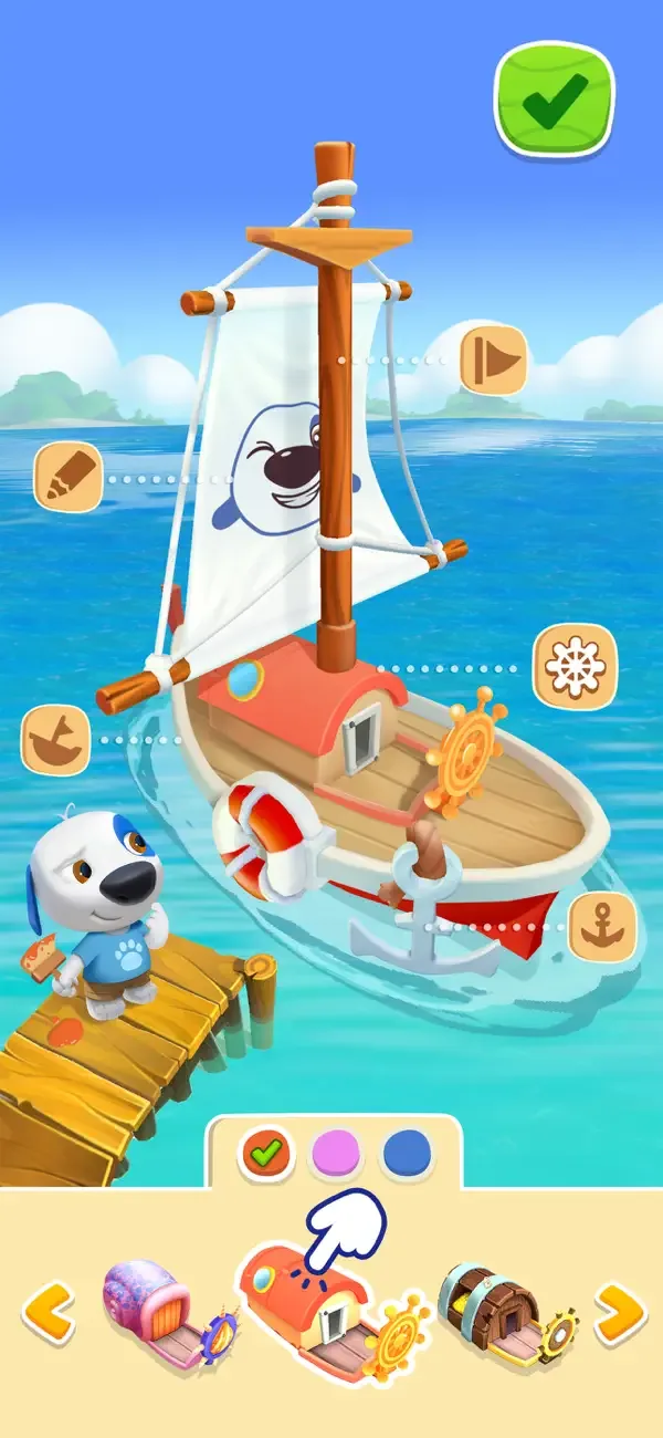 My Talking Hank: Islands screenshot 2