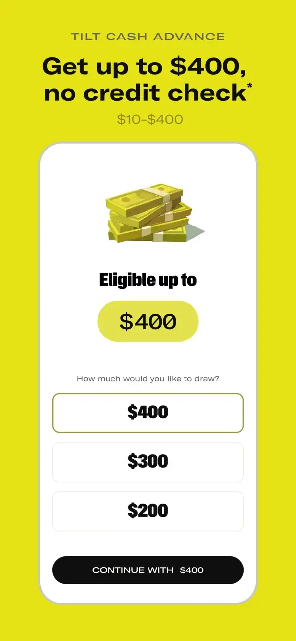 Tilt: Cash Advance & Credit screenshot 2