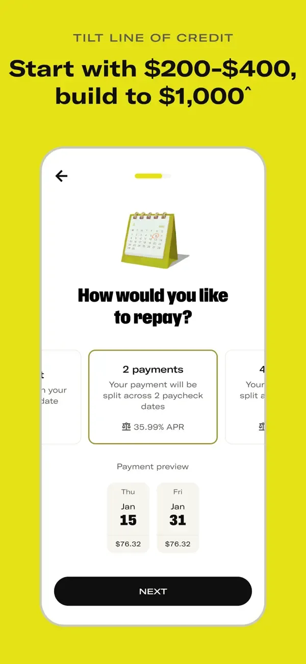 Tilt: Cash Advance & Credit screenshot 4