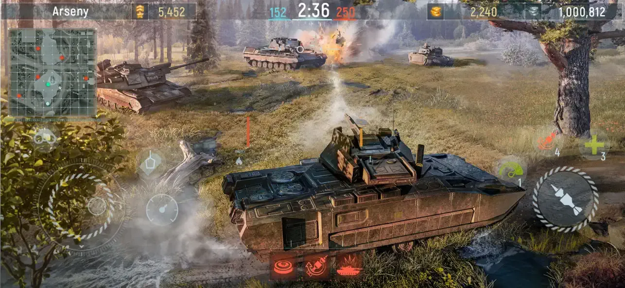 Modern Tanks: Military Battle screenshot 1