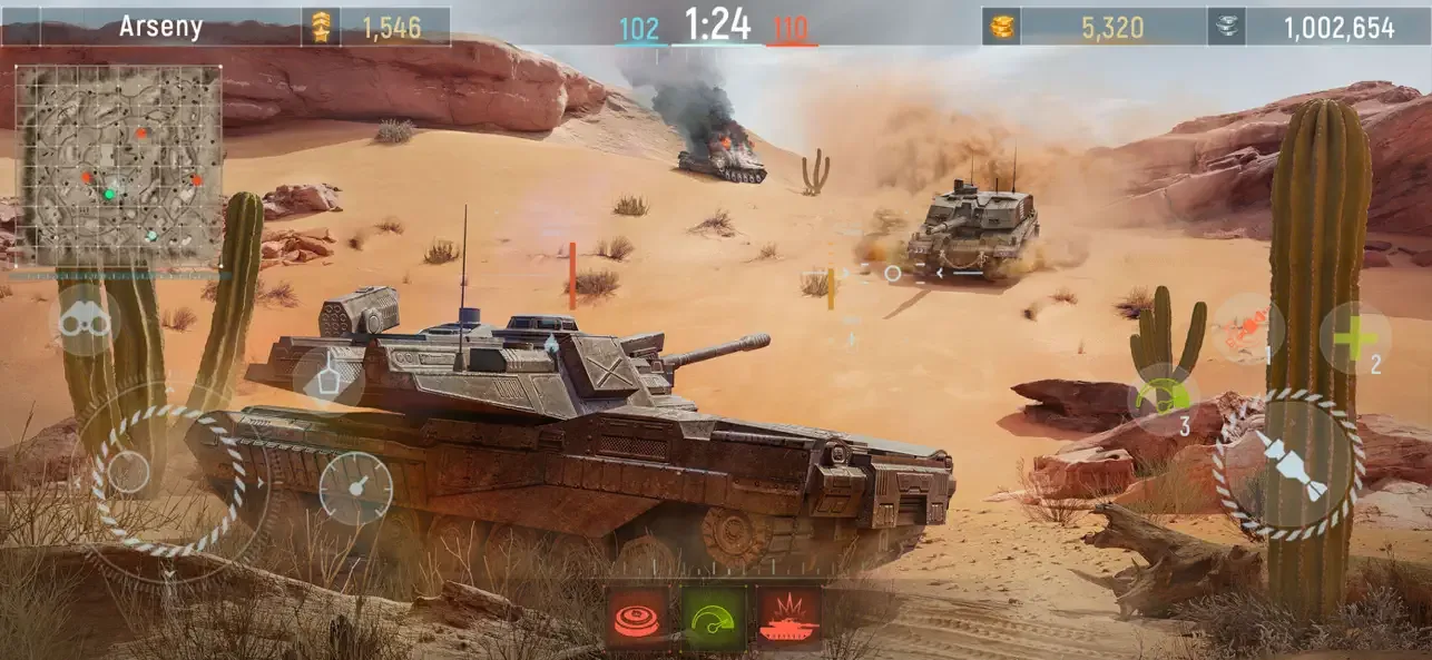 Modern Tanks: Military Battle screenshot 2