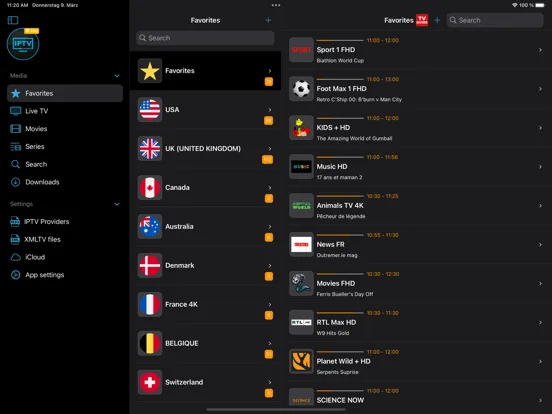 IPTV Streamer screenshot 1