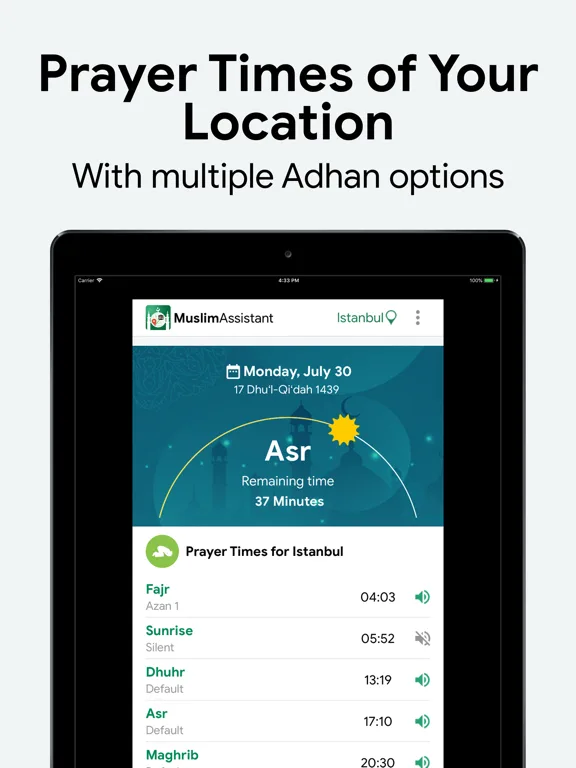 Muslim: Prayer Times, Qibla screenshot 1