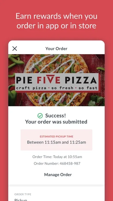 Pie Five Pizza screenshot 3