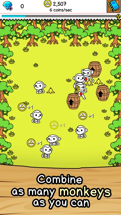 Monkey Evolution Merge screenshot 1