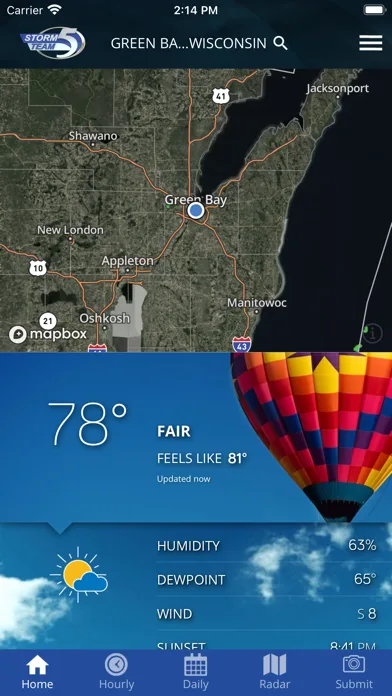 WFRV Storm Team 5 Weather screenshot 1