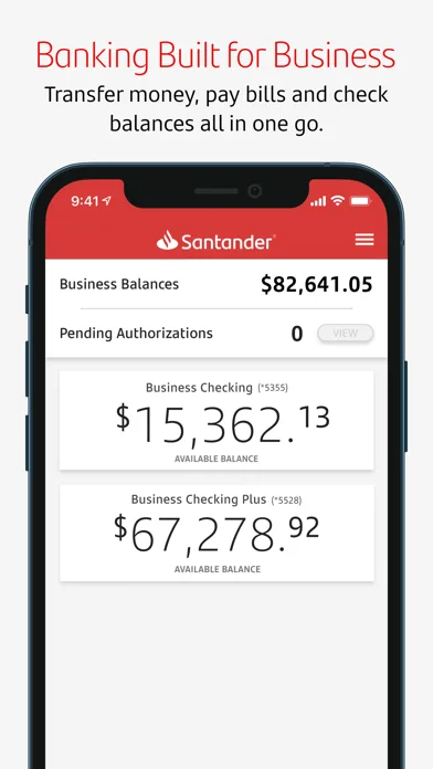 Santander Business Banking screenshot 1