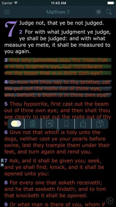 Bible Offline with Red Letter screenshot 2