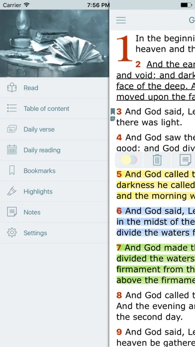 Bible Offline with Red Letter screenshot 3