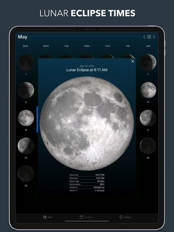 Lunar - Moon Phase & Widgets screenshot 4