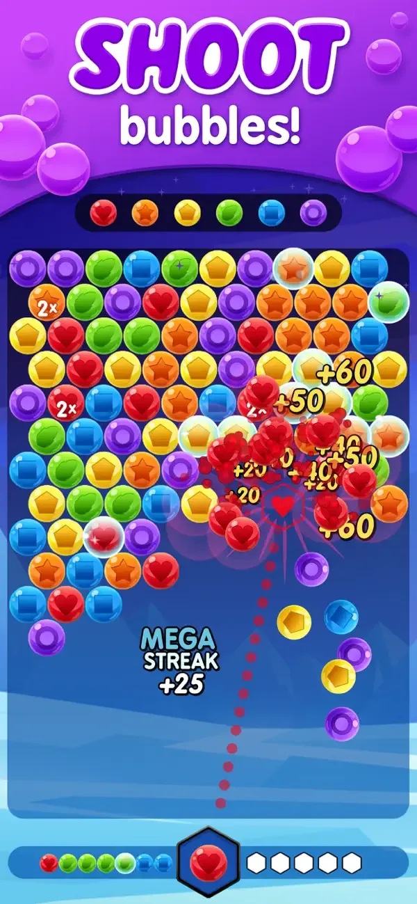 Bubble Cube 2: Skill Practice screenshot 1