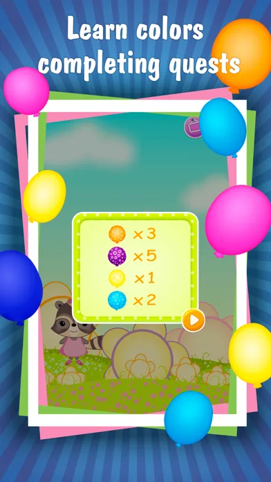 Candy Raccoon: Pop Balloons screenshot 5