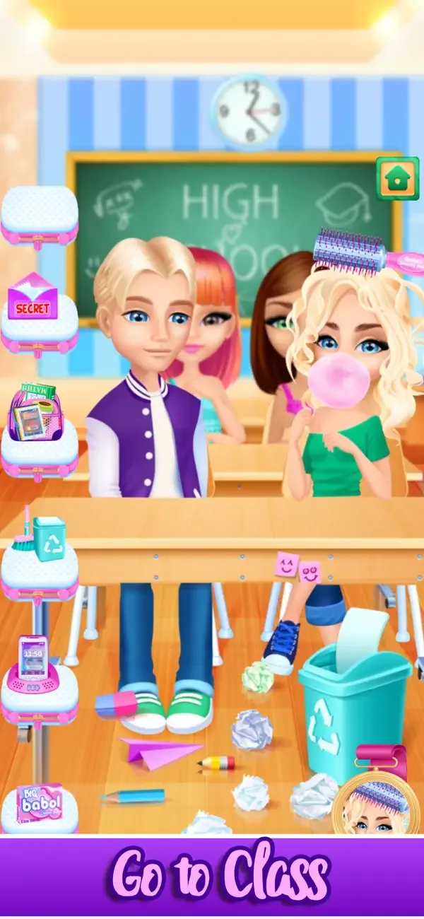 Girls High School Makeup Salon screenshot 2