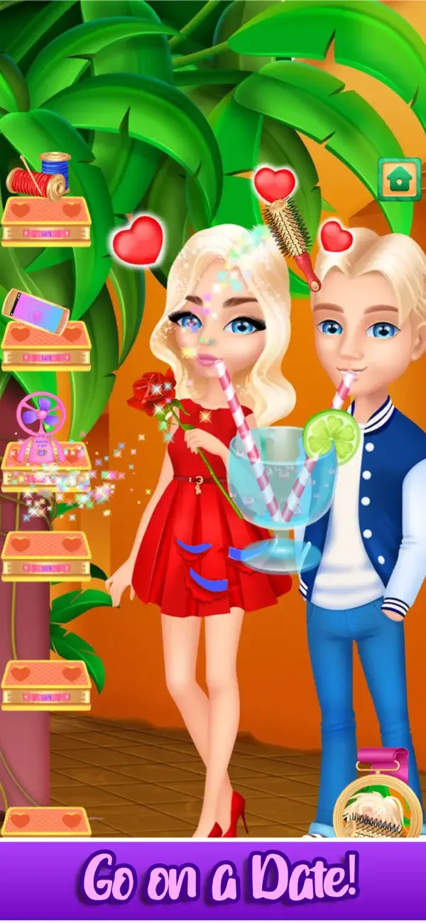 Girls High School Makeup Salon screenshot 4