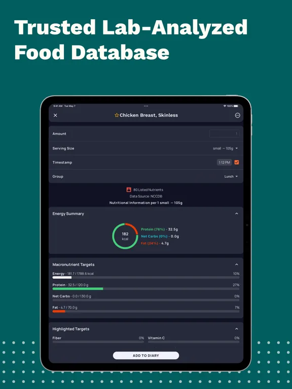 Cronometer: Calorie Counter screenshot 3