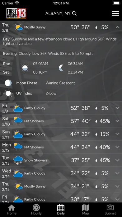 WNYT First Warning Weather screenshot 3