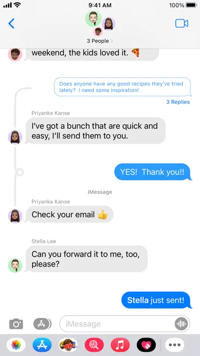 Messages screenshot 2