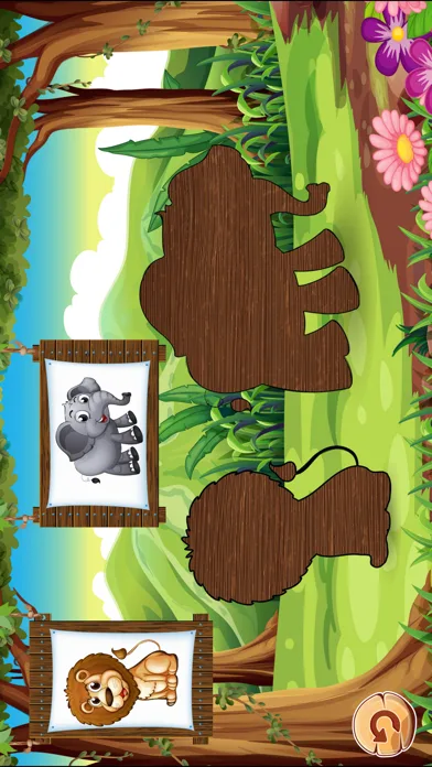 Animal Puzzles Games: Kids & Toddlers free puzzle screenshot 4