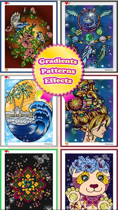 Adult Coloring Book in Color Therapy for Adults screenshot 4