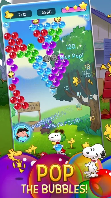 Bubble Shooter - Snoopy POP! screenshot 1