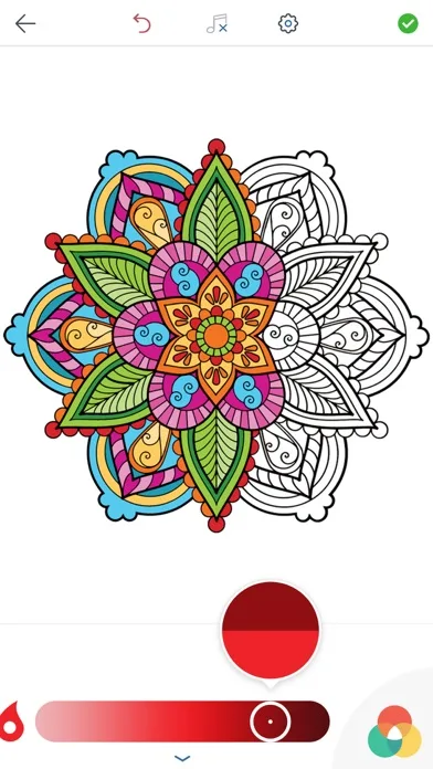 Cool Mandala Coloring Pages screenshot 3