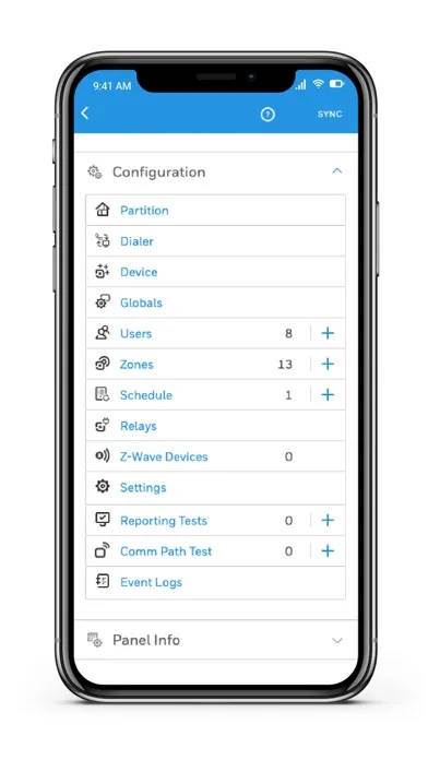 AlarmNet 360 screenshot 2