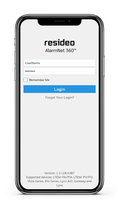 AlarmNet 360 screenshot 4