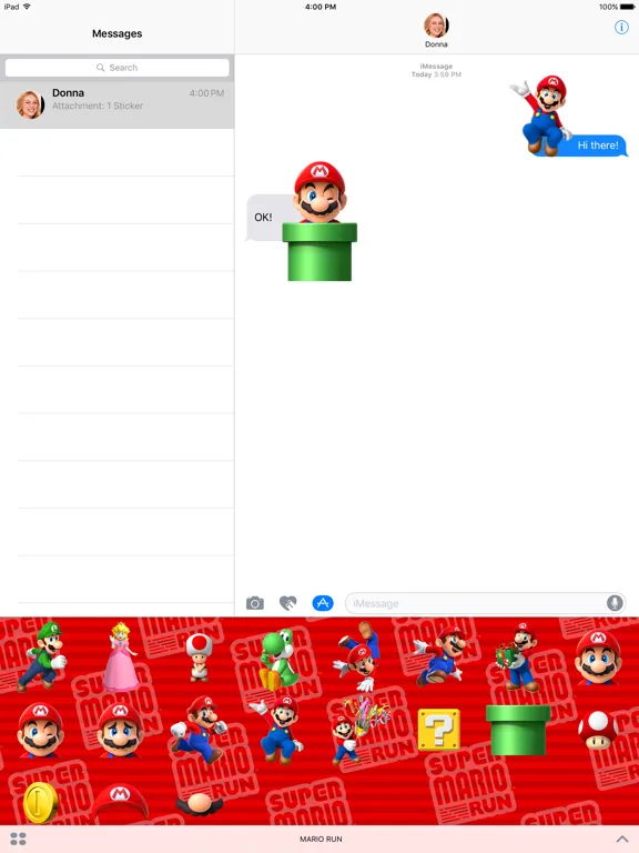 Super Mario Run Stickers screenshot 4