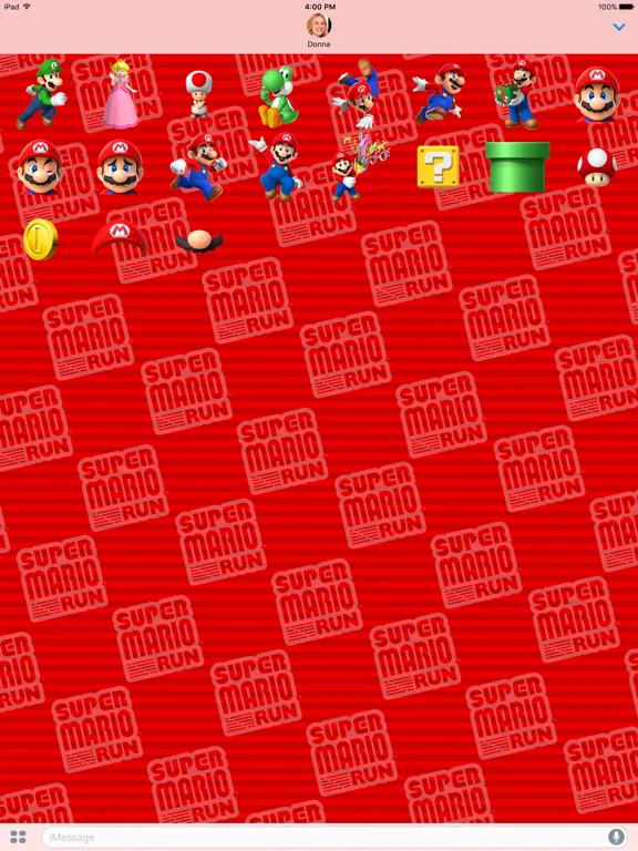 Super Mario Run Stickers screenshot 5