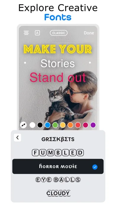 Font Keyboard:Fancy Text & Gif screenshot 1