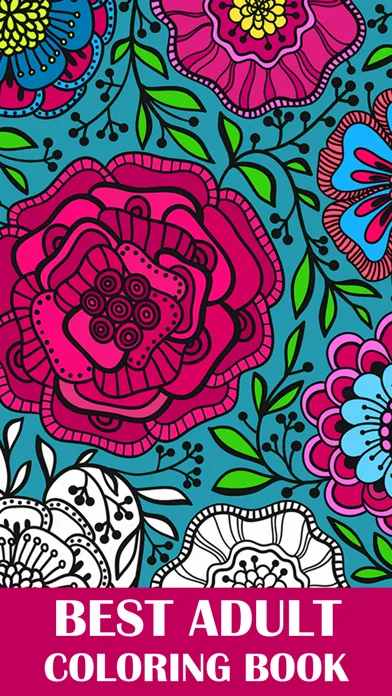Coloring Book for Adults. screenshot 1