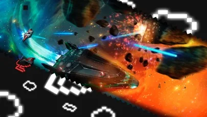Pixel Asteroids screenshot 1