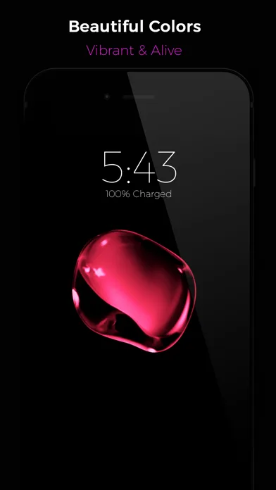 Black Lite - Live Wallpapers screenshot 2