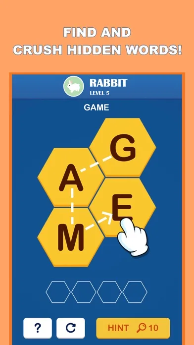 Wordful Hexa-Brain Word Search screenshot 1