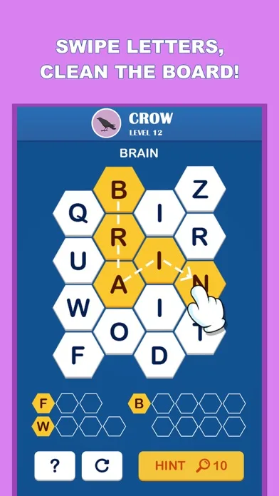 Wordful Hexa-Brain Word Search screenshot 2