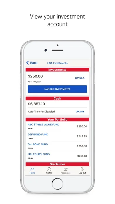 MyHealth BofA screenshot 3