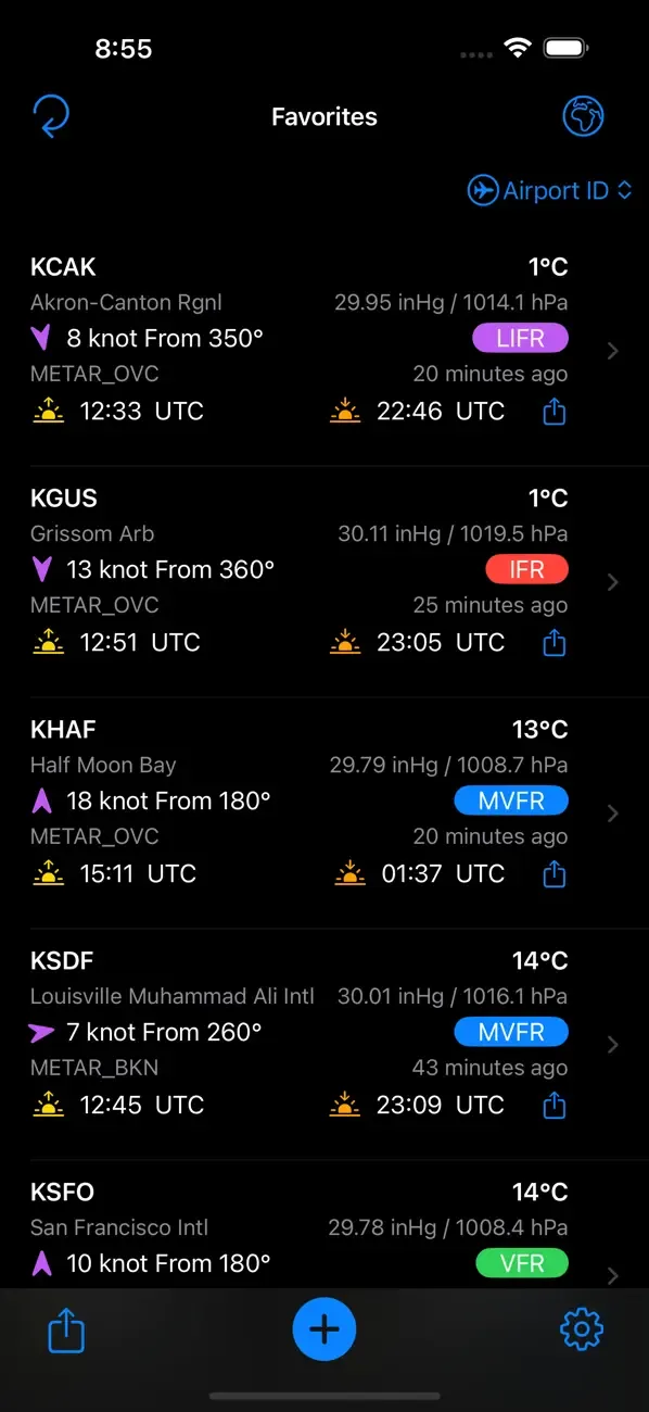 Aviation Weather – METAR TAF screenshot 1
