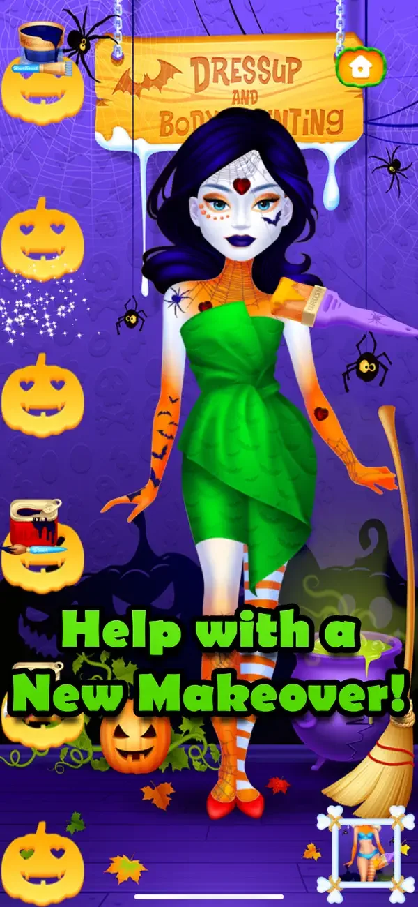 Halloween Makeover Simulator screenshot 1