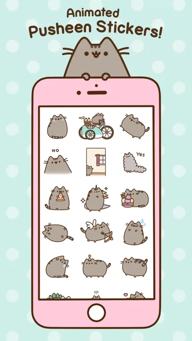 Pusheen Animated Stickers screenshot 1