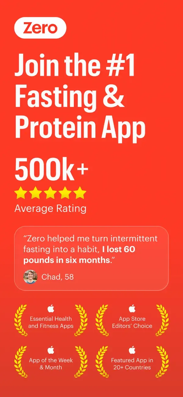 Zero: Fasting & Food Tracker screenshot 1