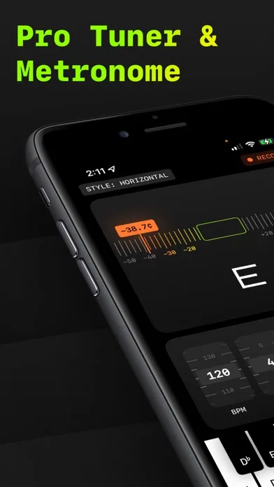 Pitch Pro Tuner & Metronome screenshot 1