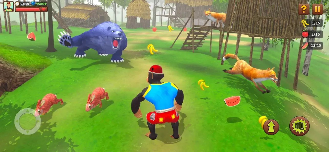 Monkey Simulator - Wild Life screenshot 1
