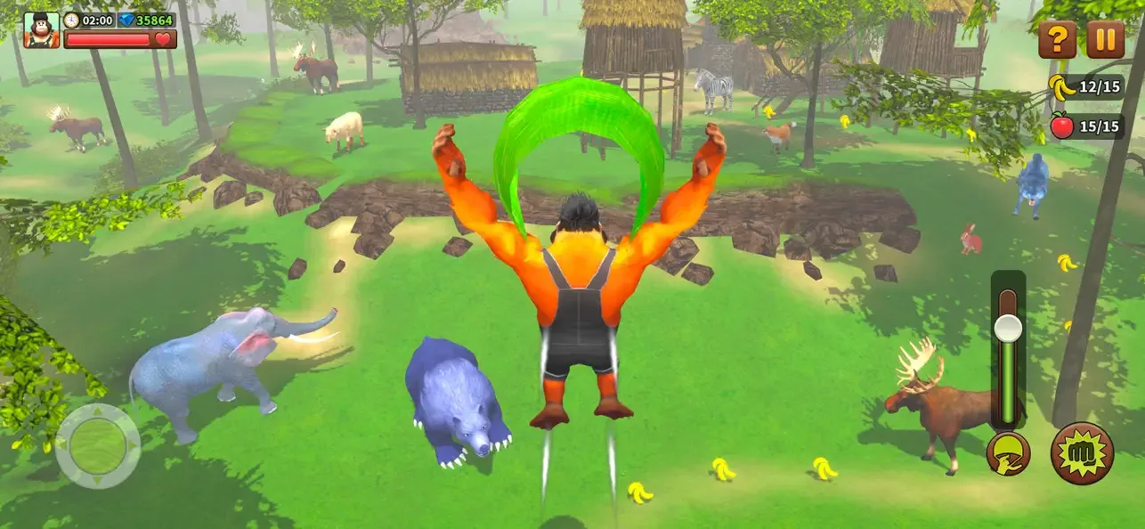 Monkey Simulator - Wild Life screenshot 4