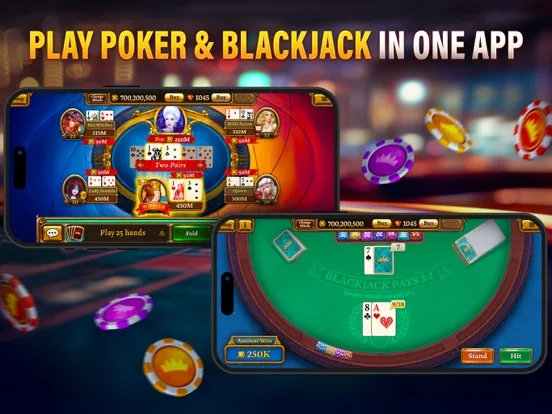 Texas Holdem Poker & Blackjack screenshot 1