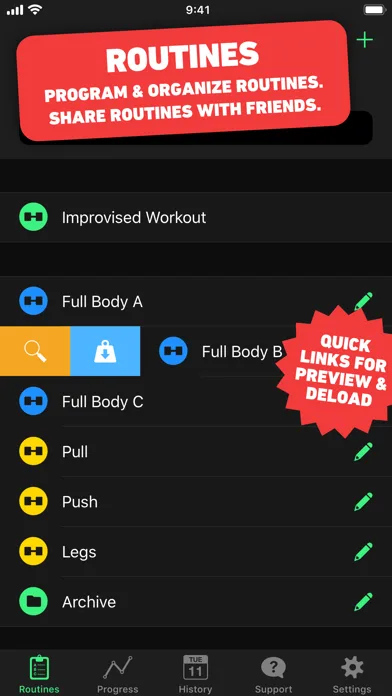 HeavySet - Gym Workout Log screenshot 2
